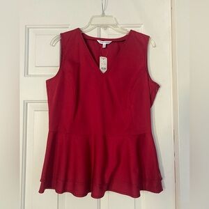 Brooks Brothers Peplum Blouse
